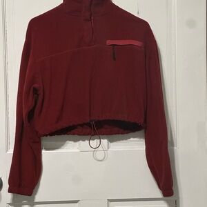 Women's Red Pullover Top